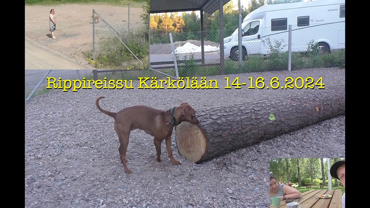 Rippireissu Kärkölään ja Huovilan puistossa tutkailua