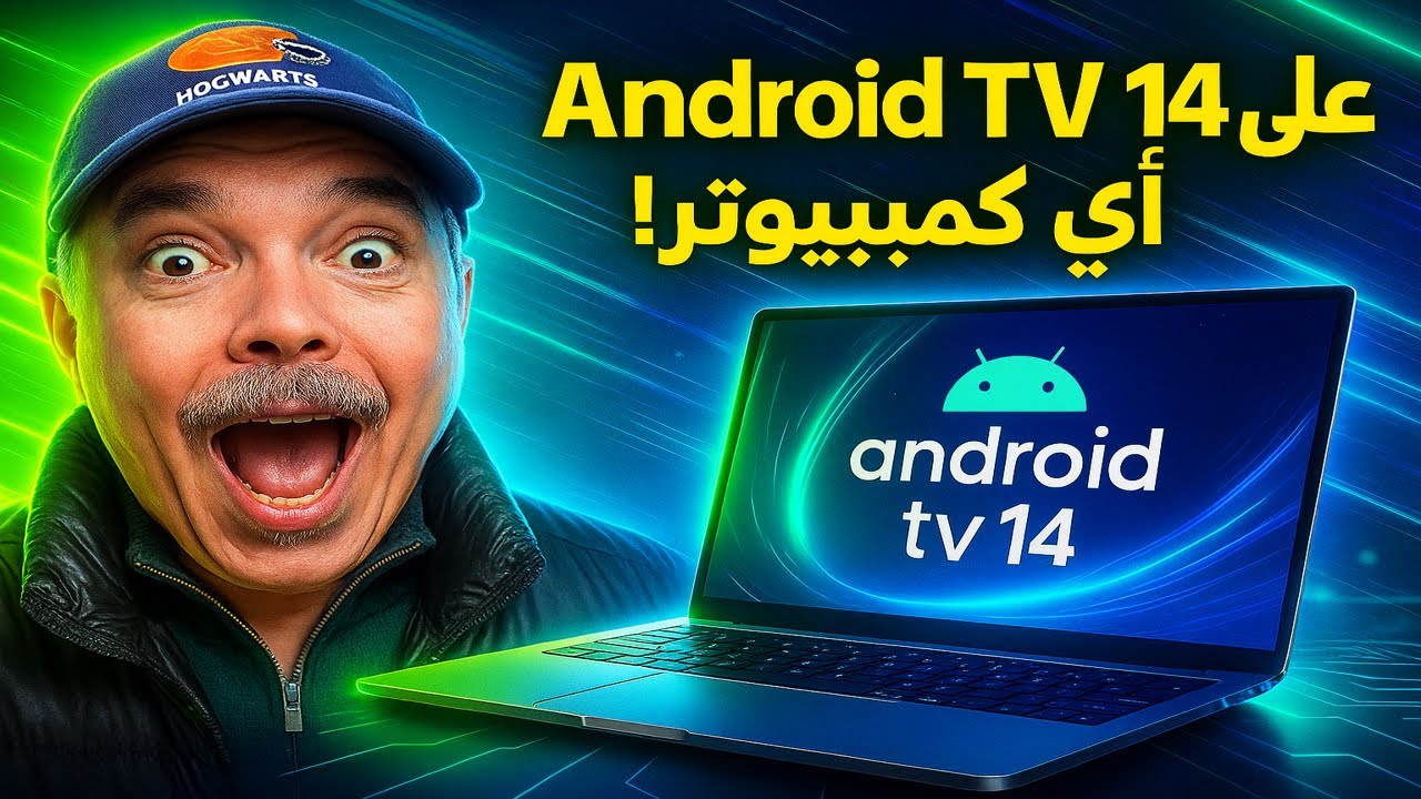 ثبت Android TV 14 على أي كمبيوتر ضعيف! سرعة صاروخية وتخزين خرافي 🔥