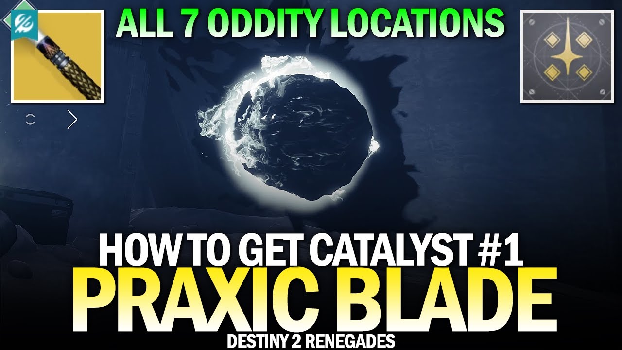 How To Get Praxic Blade Catalyst #1 (Echoing Blade) / All 7 Oddities in Fire and Ice [Destiny 2]