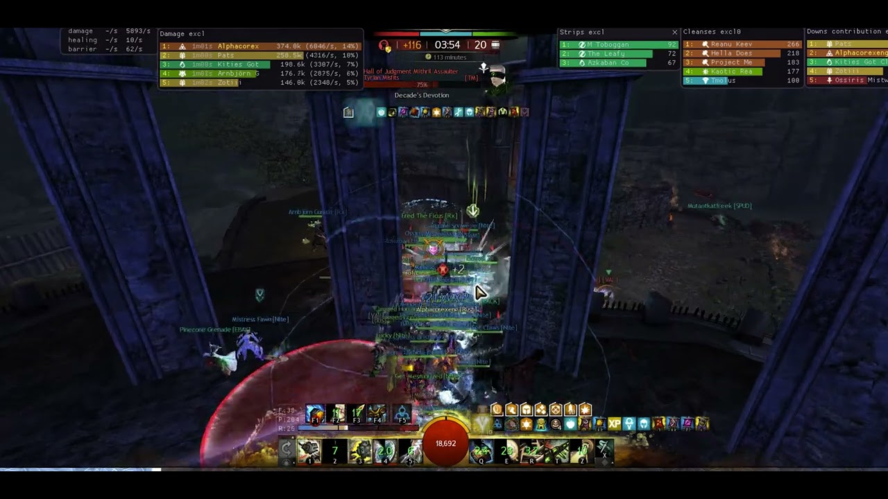 GW2 WVW new build Holosmith DPS :( (why never has FB in my party...)