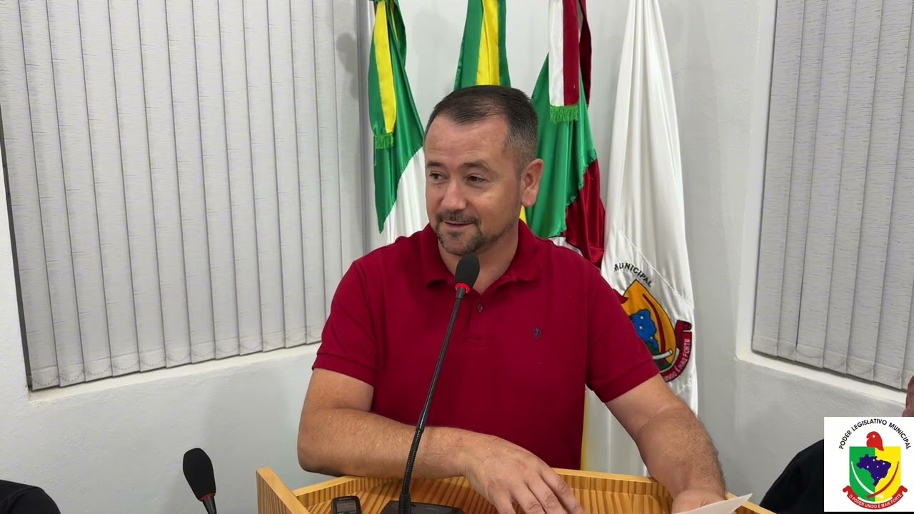 Tribuna da Sessão Ordinária da Câmara em 23 de fevereiro de 2026, vereador Marildo Gottardi (PP)