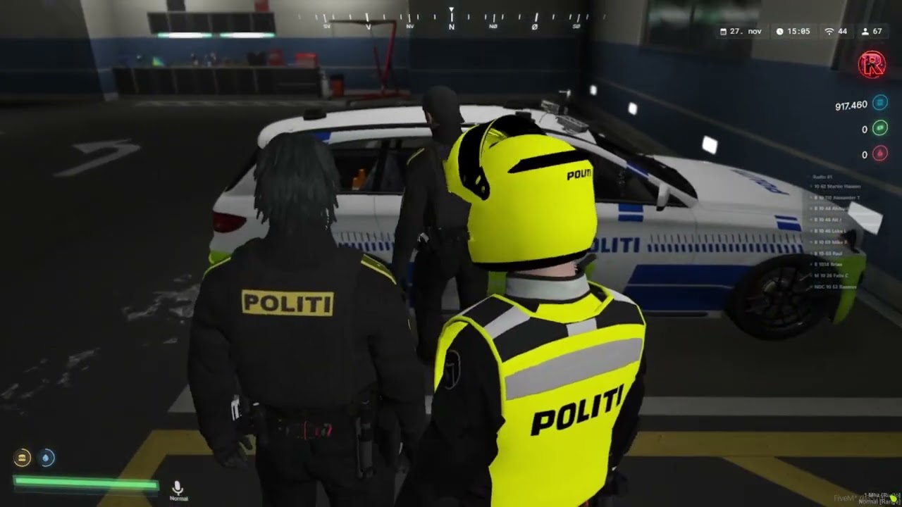 Politi på RedlineRP ep 1 (Dansk FiveM)