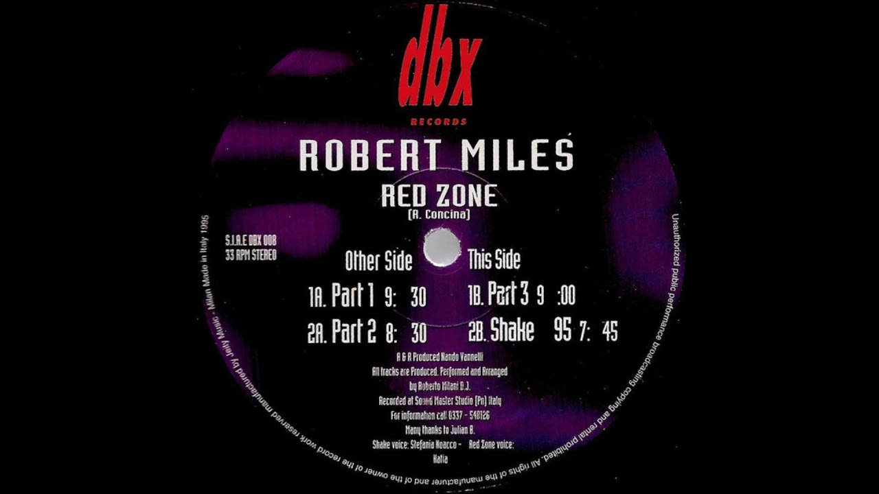 Robert Miles - Red Zone (Part 1) -1995-