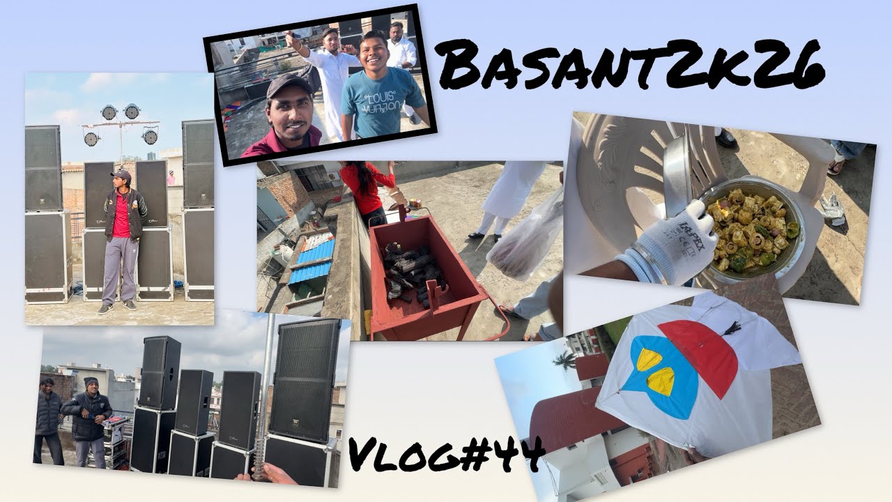 Basant2k26| enjoy with friends |vlog#44|thebarbervlogger