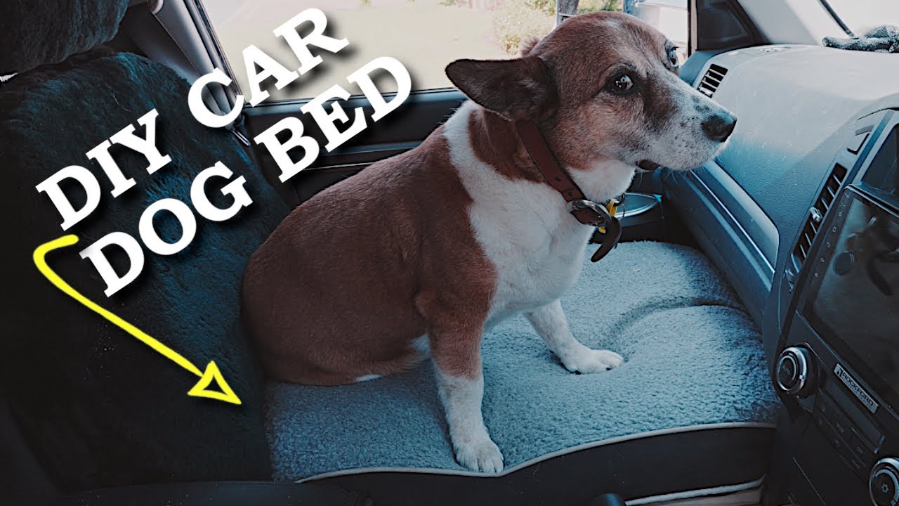 DIY Removable Car Seat Dog Bed! - Hand Tool Build