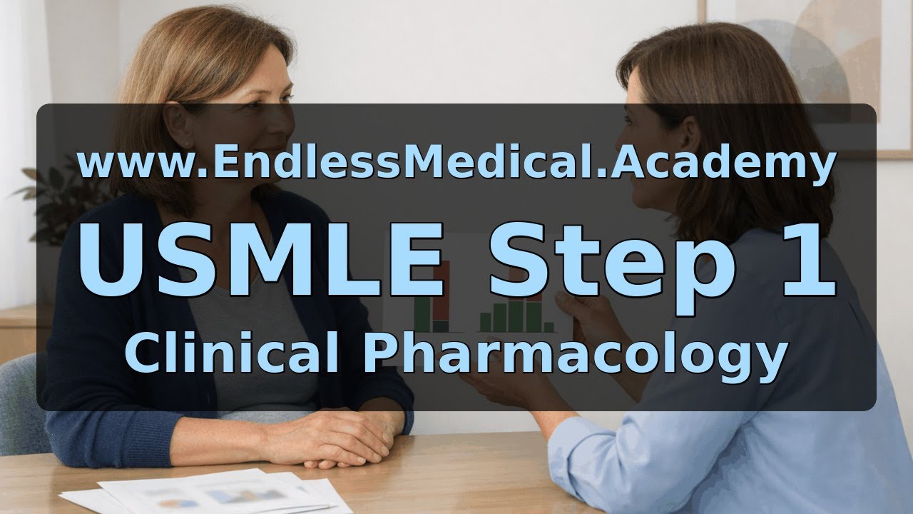 Clinical Pharmacology, USMLE Step 1 - Full Vignette with Extended Explanations