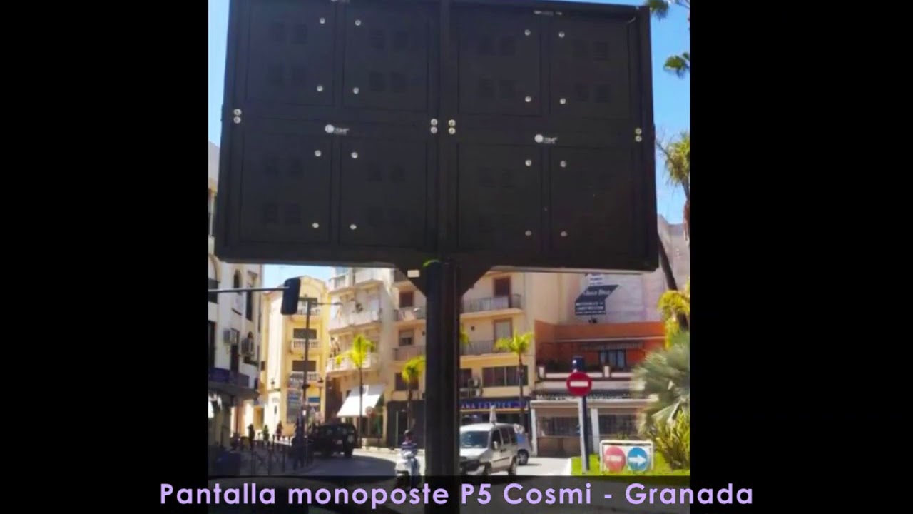 Pr&eacute;sentation d'un &eacute;cran LED Full Color P5 ext&eacute;rieur (panneau publicitaire)