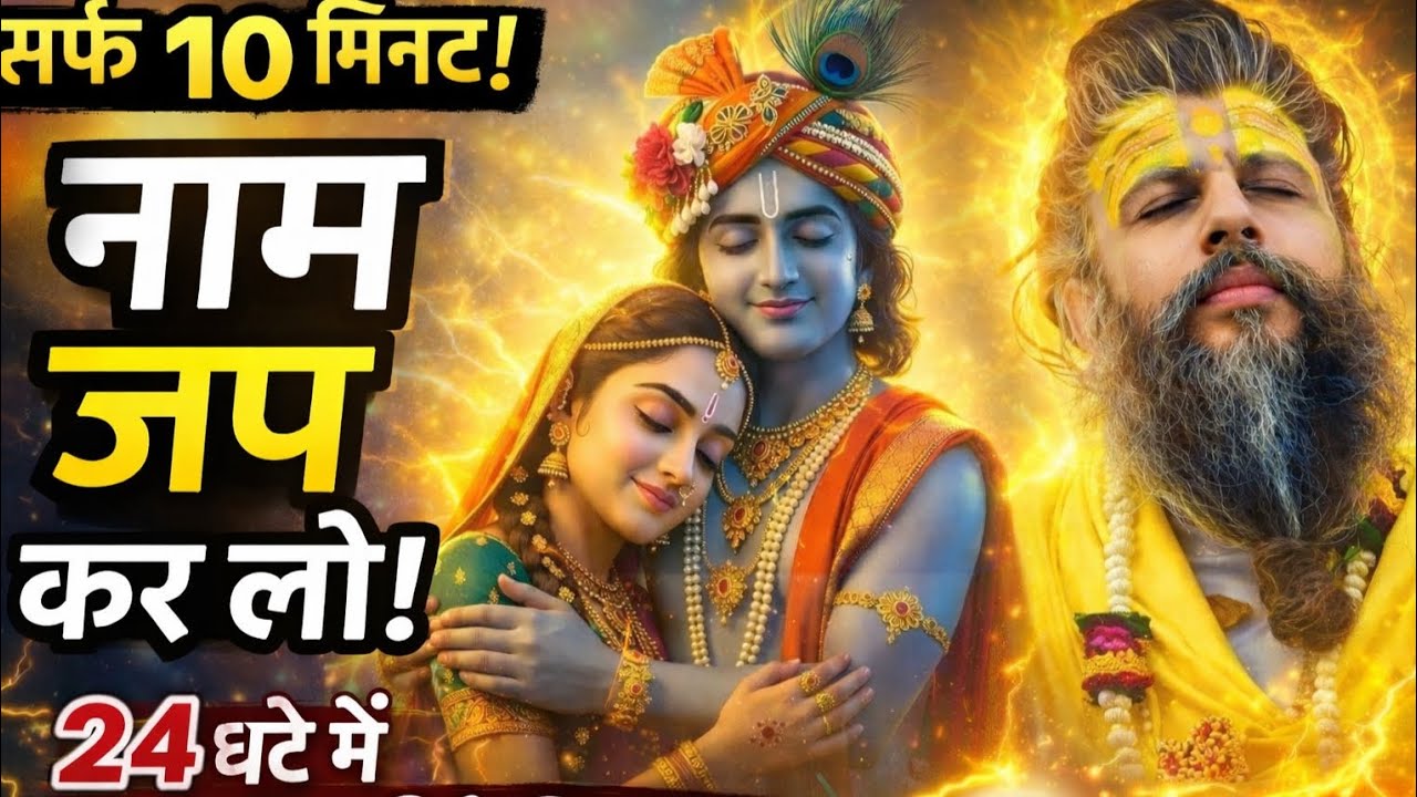 24 घंटे में सिर्फ 10 मिनट नाम जप करो! किस्मत बदल जाएगी | प्रेमानंद जी महाराज