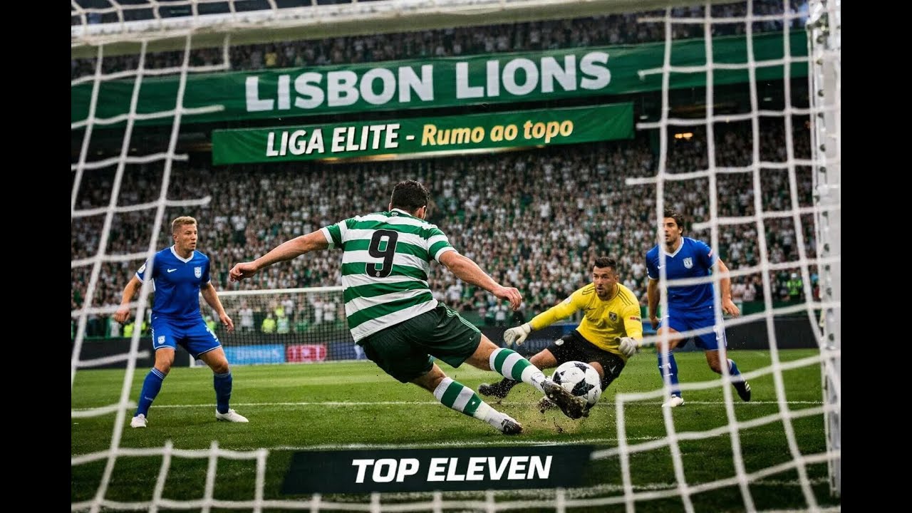 TOP ELEVEN - T 206 - EP 03 - LISBON LIONS - Jogo da LIGA ELITE rumo ao Topo