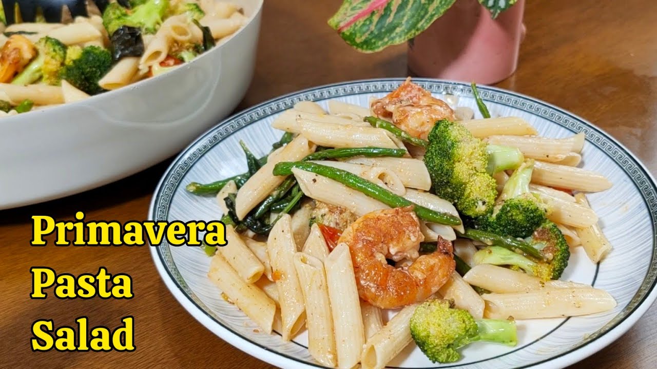 Primavera Pasta Salad | Kitchen Time with Anna