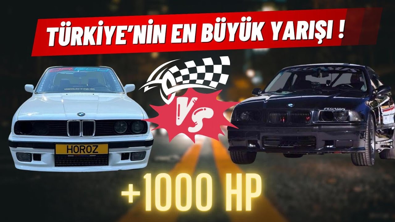TÜRKİYENİN EN BÜYÜK YARIŞI | NZM E30 M50 TURBO VS PEGASUS E36 2 JZ