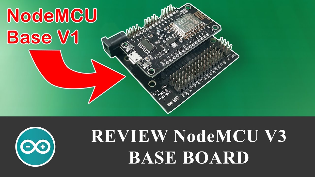Review NodeMCU V3 Base Board | Base Plate | Breakout Board | ESP8266