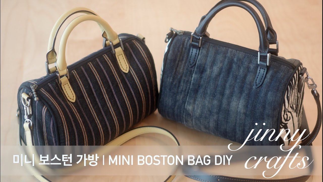 미니 보스턴 가방 만들기 | Making Mini Boston Bag DIY [4K] (20cm)
