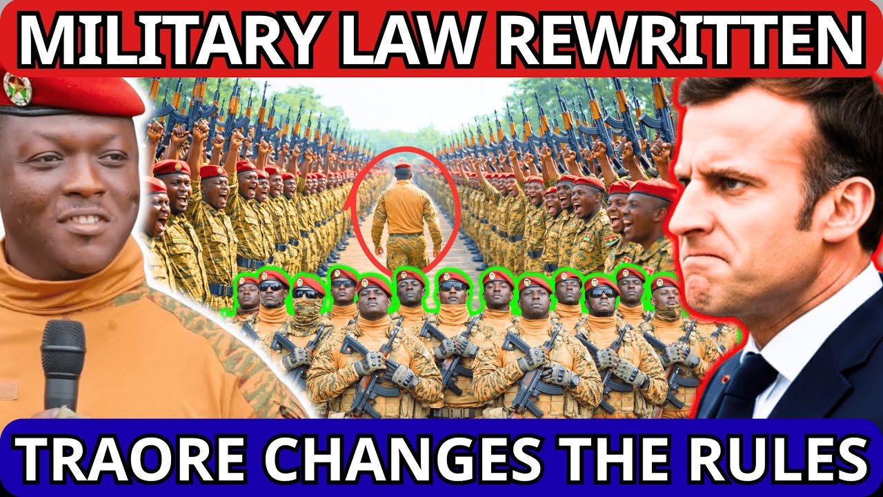 BREAKING: Burkina REWRITES Military Law as Traore DEMANDS Total War