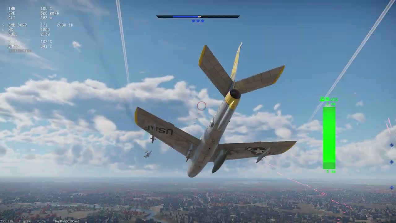 American F-84 CCRP Bombing