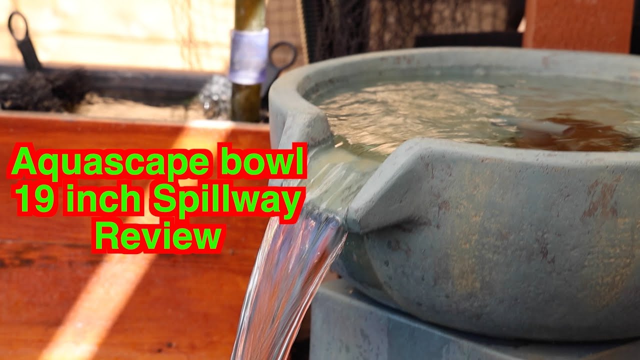 aquascape 19 inch spillway bowl review bowl