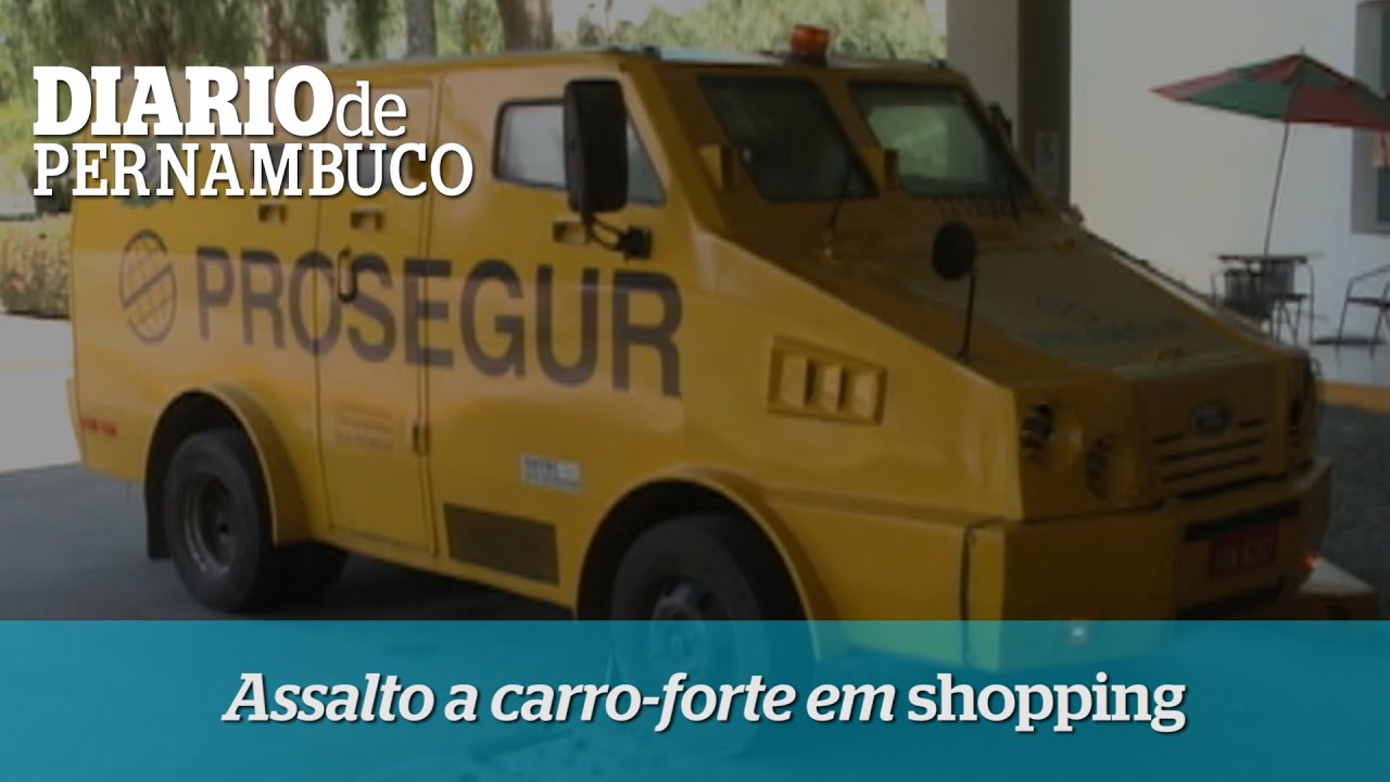 Assalto a carro-forte e tiroteio no estacionamento do Shopping Recife