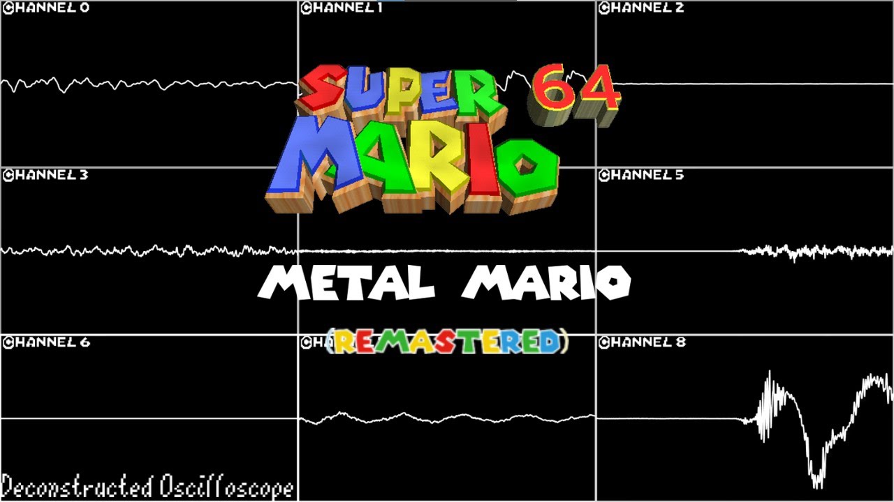 Metal Mario–Super Mario 64 (Deconstructed Oscilloscope, Remastered)