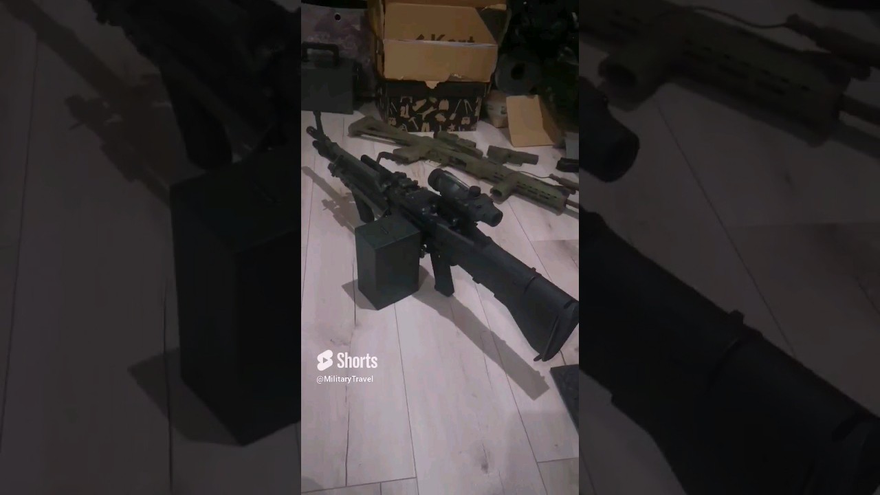 Kulomet M60E4 😎 #airsoft #weapon #gun #tactical #czech #army #military #epic #best #amazing