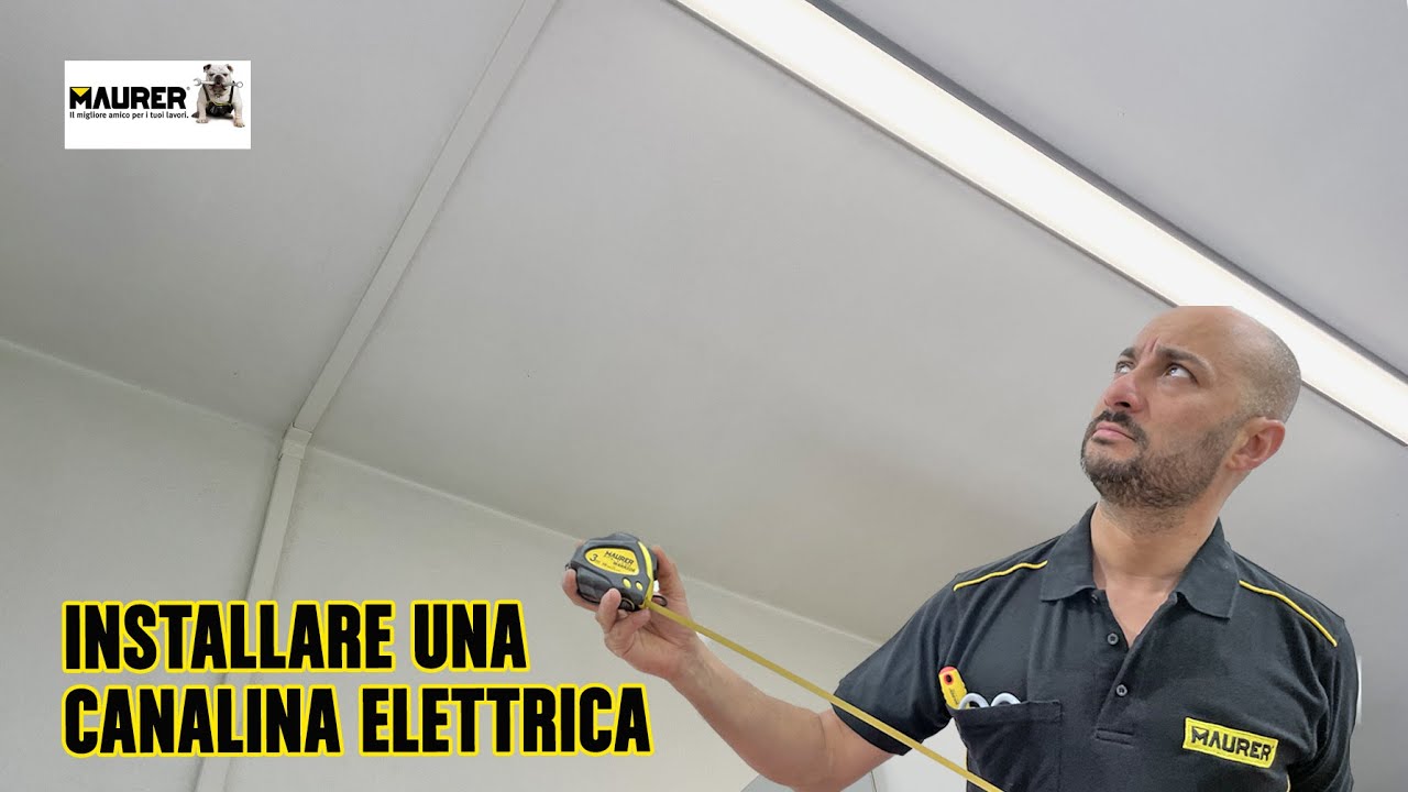 Come Installare una canalina per alimentare un applique a led