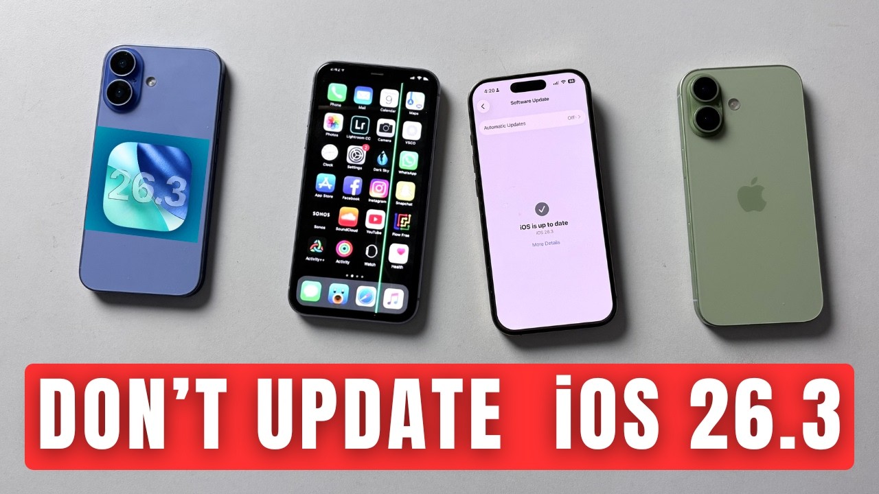 iOS 26.3 update big problem II Don't Update to iOS 26.3  ❌