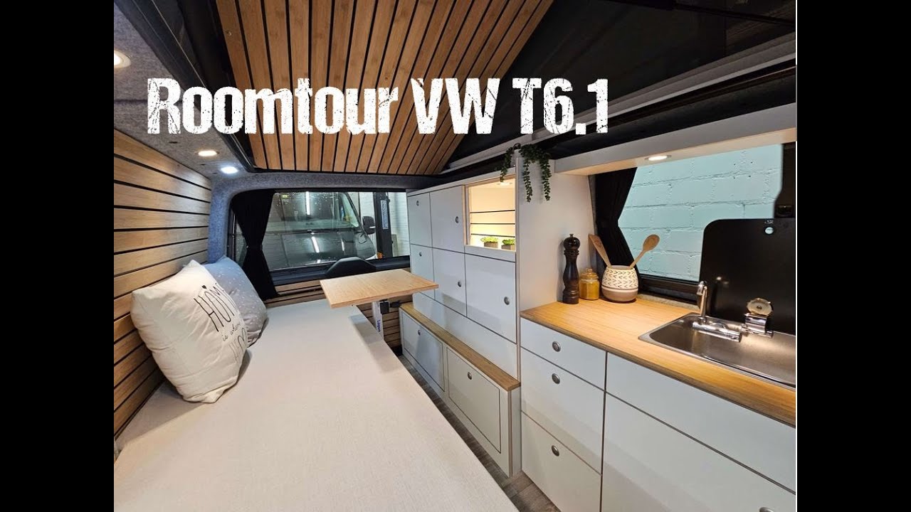 VW T6.1 Camperausbau mit grosser Lounge und Induktionskochfeld