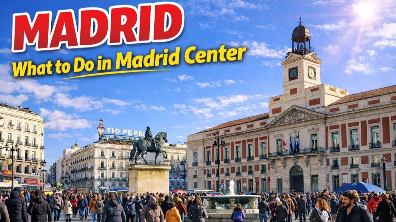 MADRID, SPAIN 🇪🇸 What to Do in Madrid Center | 4K Walking Tour