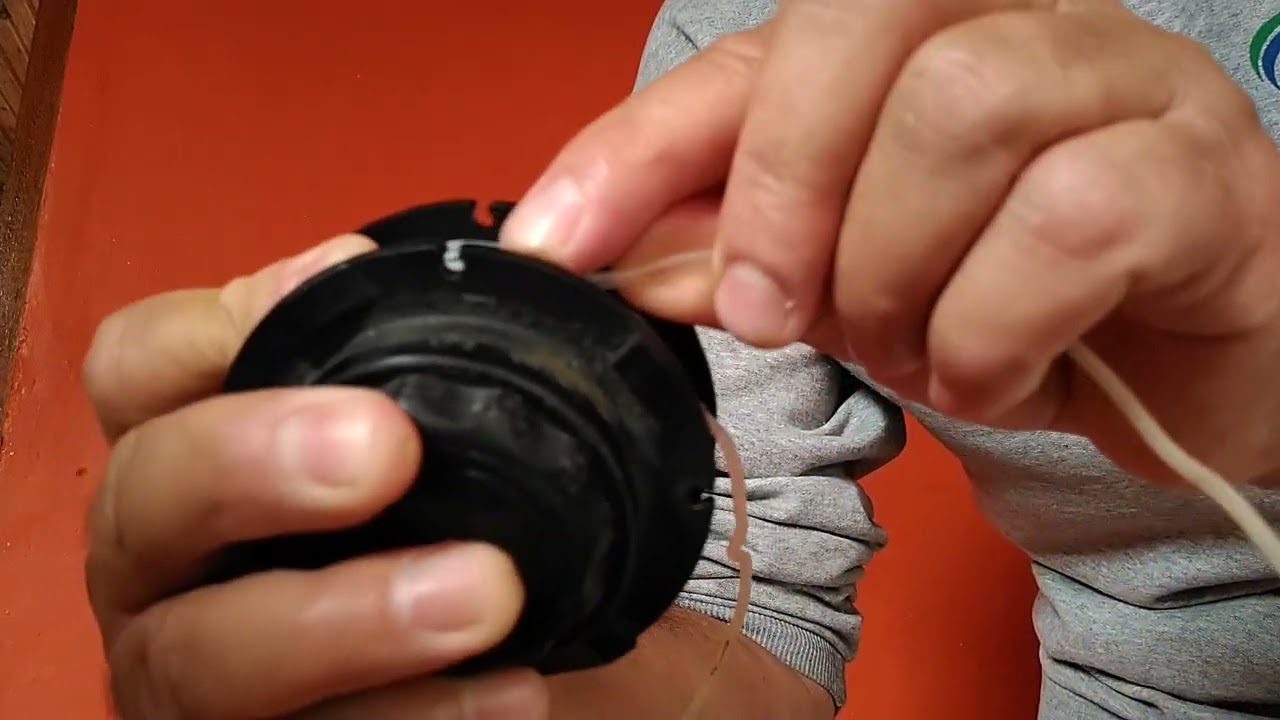COMO RECARREGAR O CARRETEL DA ROÇADEIRA FORTG PRO 43 Cc