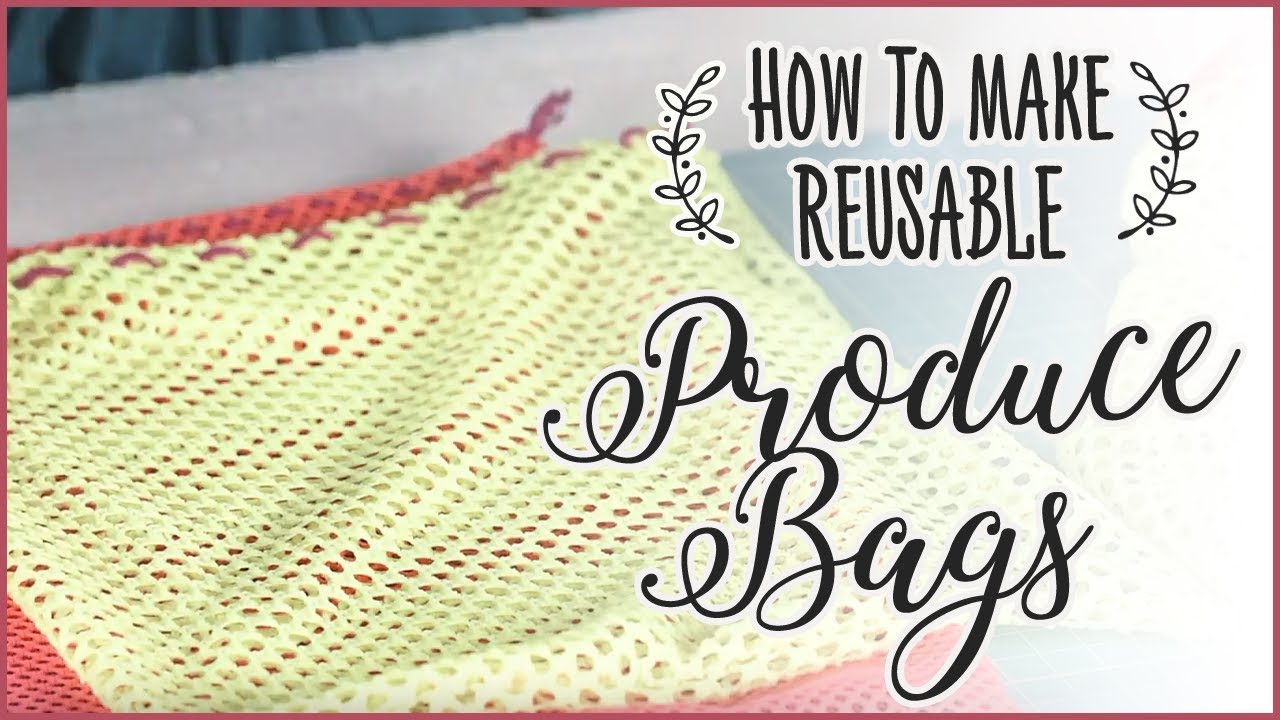 How to Make a Reusable Drawstring Produce Bag
