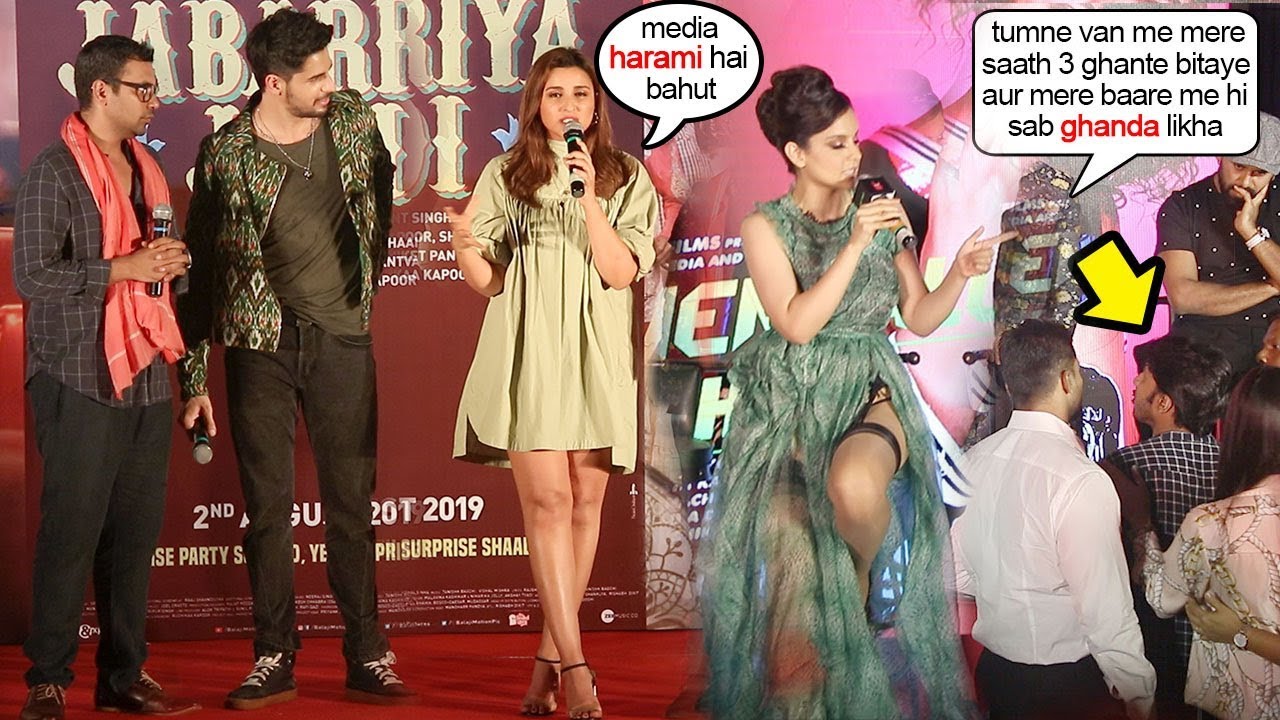 Parineeti Chopra Supports Kangana Ranaut's recent FIGHT against Media