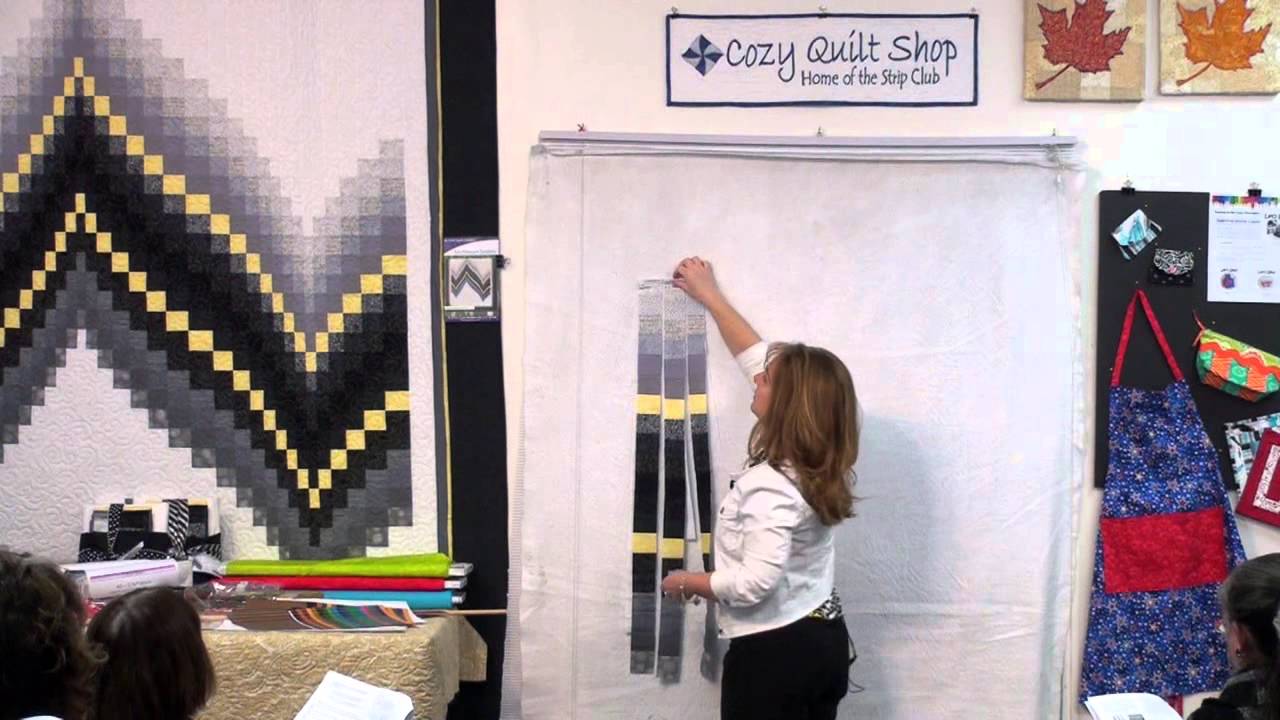 No-Measure Bargello- Strip Pattern by Cozy Quilt Designs