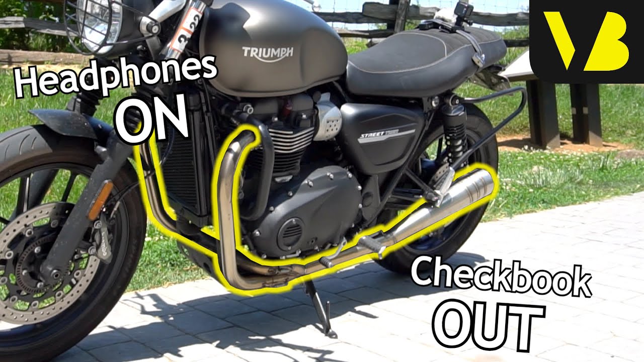 Sound Check: 2020 Triumph Street Twin w/ British Customs 2-into-1 exhaust (SOLD)