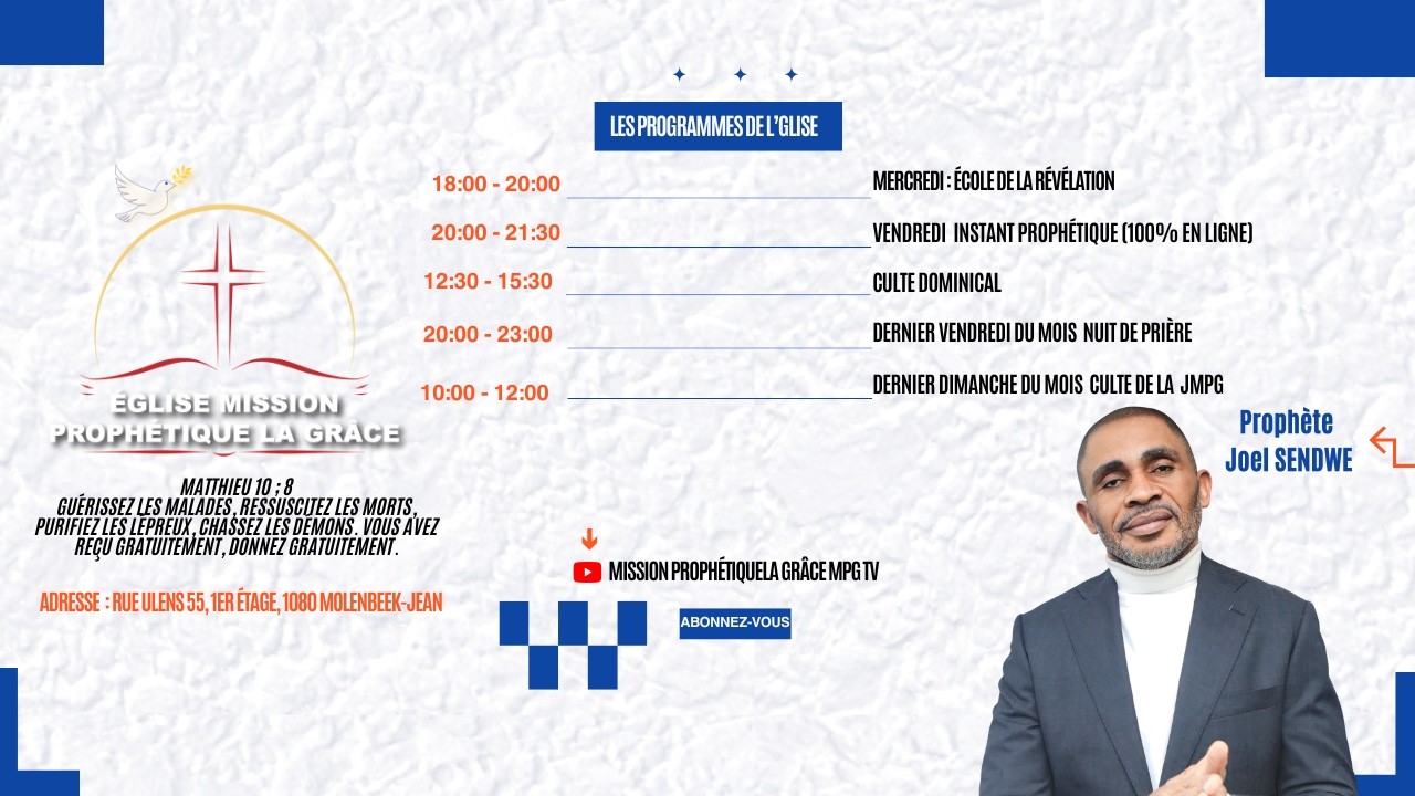 Culte Dominical I Les qualités d'une personne qui a l'onction de Dieu l Bishop Devos ETAYA