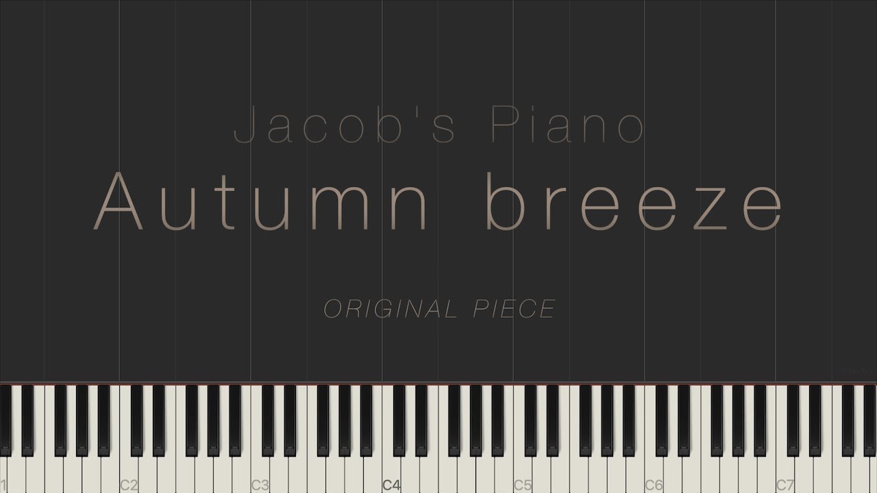 Autumn breeze - Jacob's Piano \\ Synthesia Piano Tutorial