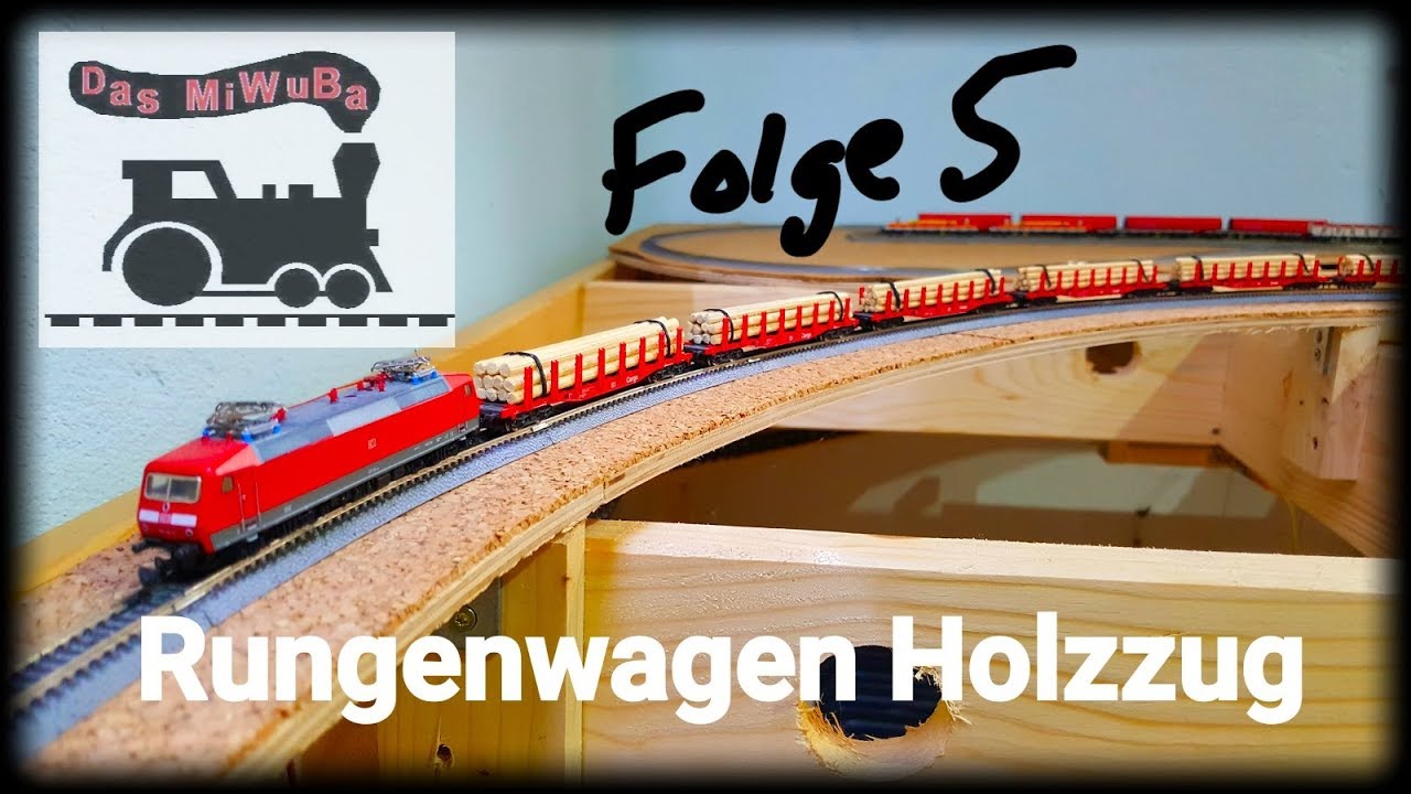Folge 5 Der Holzzug mit handmade Ladegut & die BR. 120  ~ Die Stars der Spur Z Anlage ~