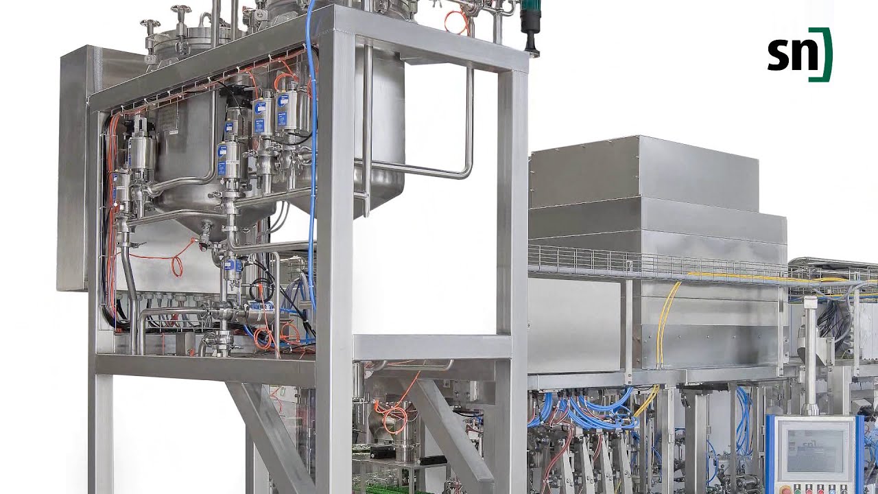 SN (HFFS) Pouch machine for spouted pouches at 120 or 240 pouches per min.