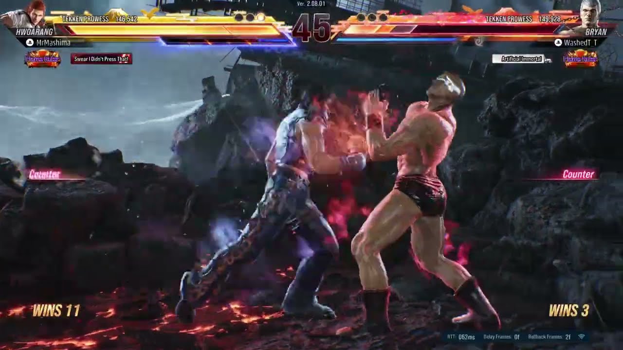 Hwoarang vs Bryan Fury Tekken 8