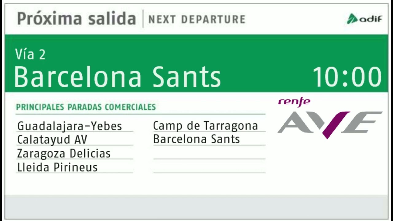 Megafonias random ADIF Madrid Puerta de Atocha