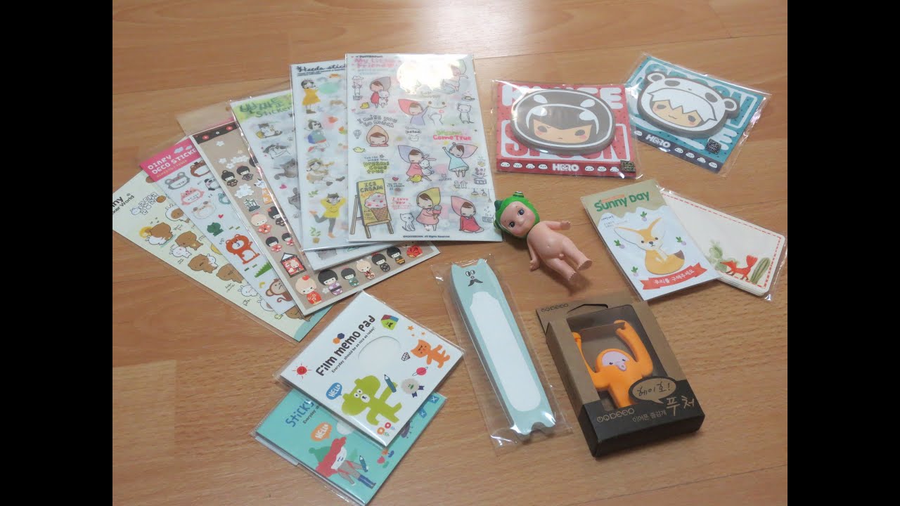 Stationery Haul 6 - Goodbye Korea