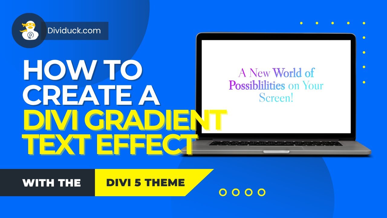 How to Create Stunning Gradient Text in Divi (Built-In Options Only!)
