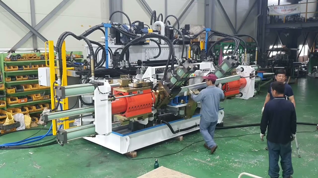 Stretch Bending Machine for Car Bumper Beam (3D, Servo Control, Extremely FAST and ACCURATE)