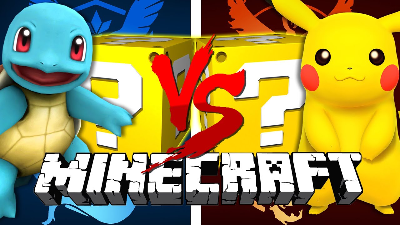 THIS TEAM IS SO *OP!* Pokemon Go LUCKY BLOCKS! in Minecraft!