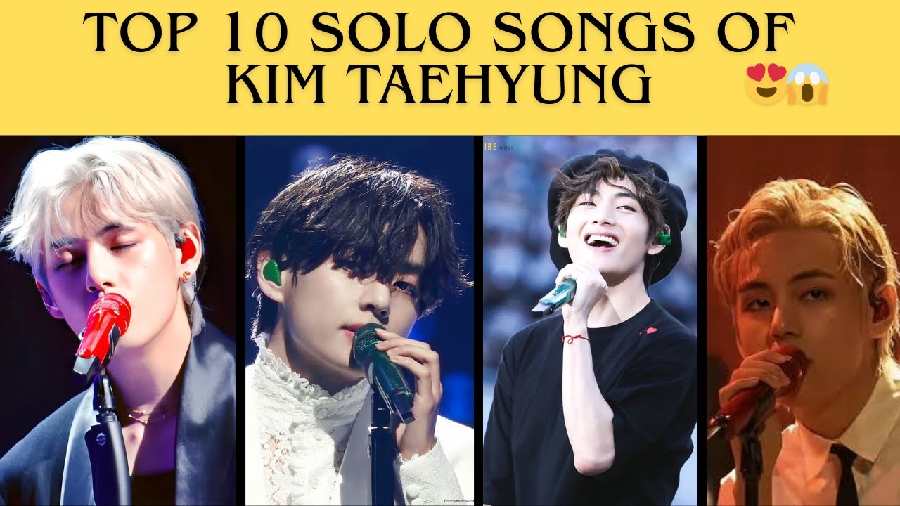 Топ-10 сольных песен Ким Тэхёна (Ви из BTS) 💖💜 @Shidratsuniverse