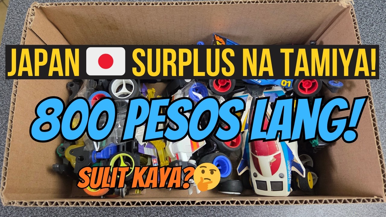 Tamiya Mini4WD haul! Japan🇯🇵 Surplus na 800 pesos lang!