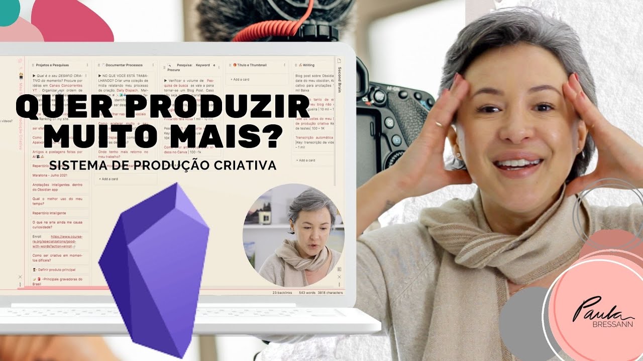Sistema de produção criativa no Obsidian