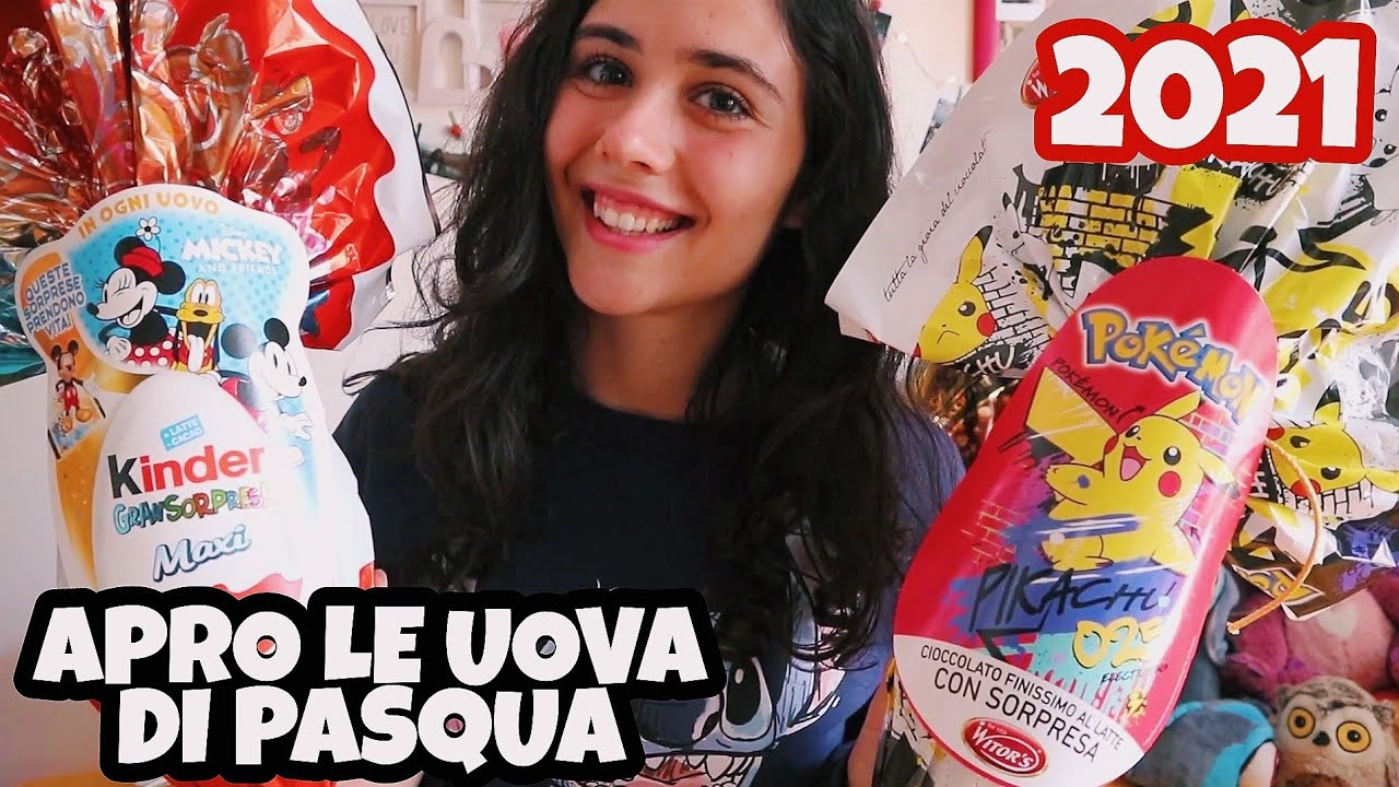 APRO LE UOVA DI PASQUA 2021🐣❤️ || Uovo Kinder, Uovo Pokémon, Uovo Baci Perugina.. || Chiara's World