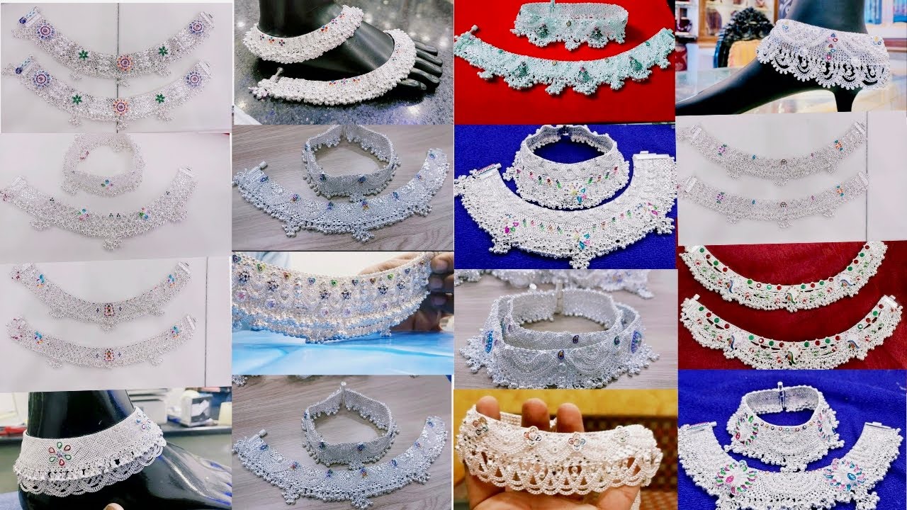 10000-15000 under Dulhan ke liye bridal Payal designs with weight/& price #silverpayal #dulhanpayal