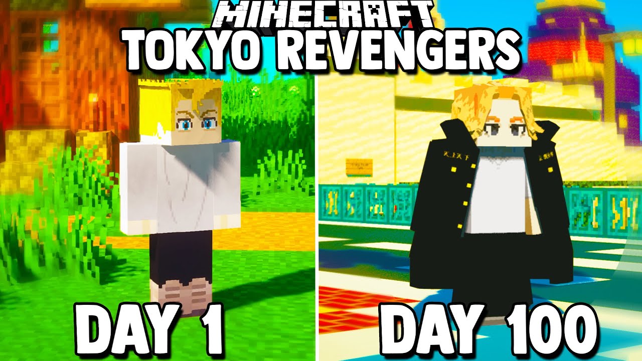 Я играл в Tokyo Revengers Minecraft 100 ДНЕЙ... Вот что произошло