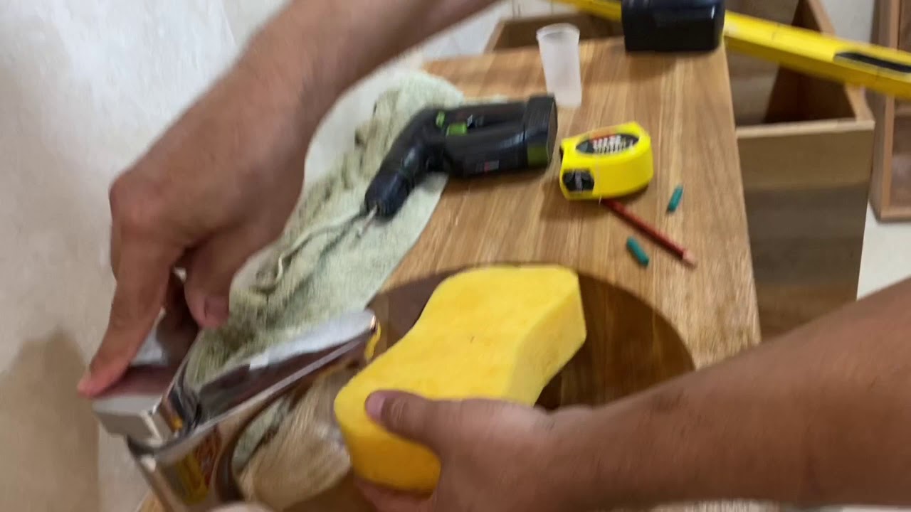 Diamond drilling into Travertine
