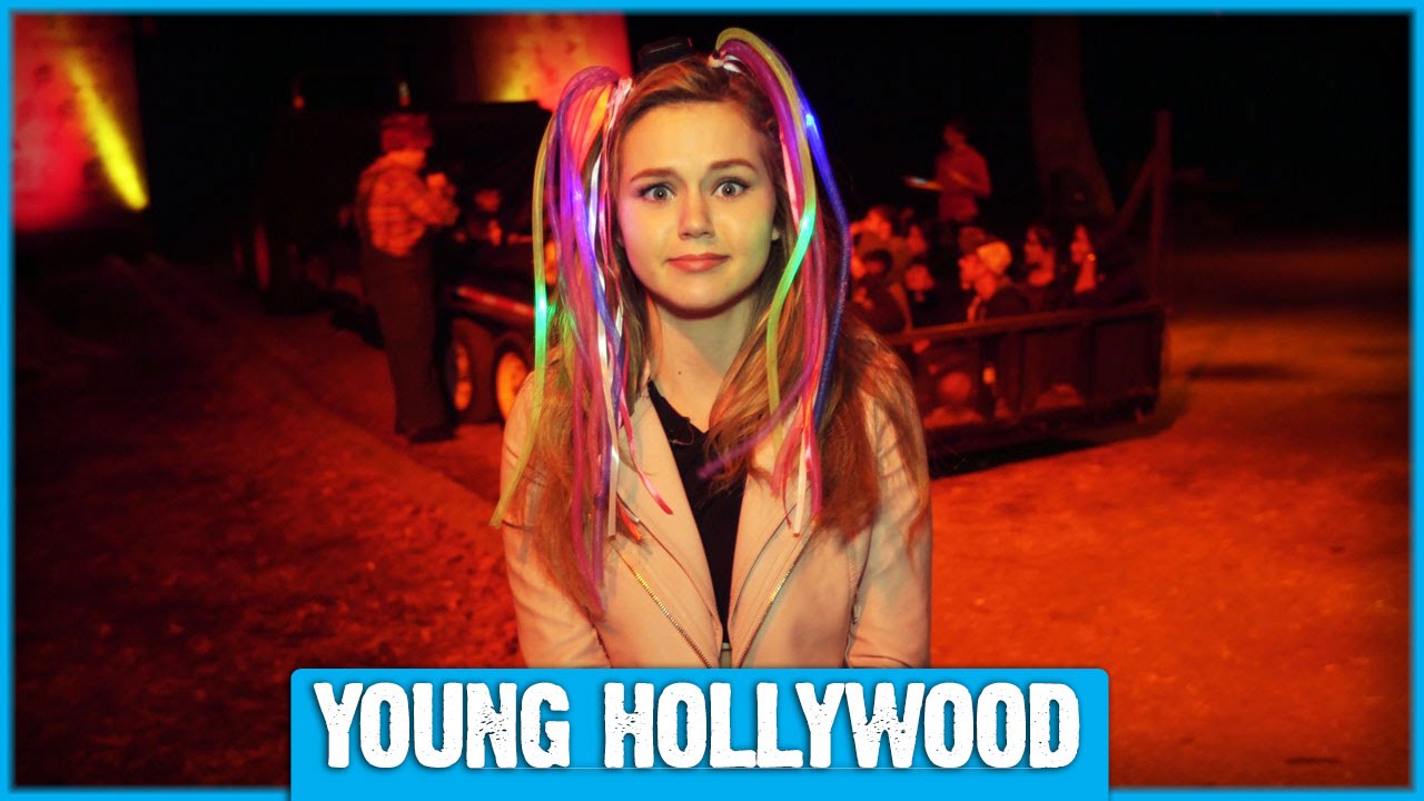 Does Nick Star Brec Bassinger Survive L.A.'s Haunted Hayride?!